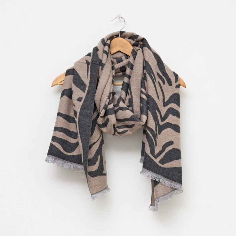 S + G  Zebra Choco Scarf (SALE)
