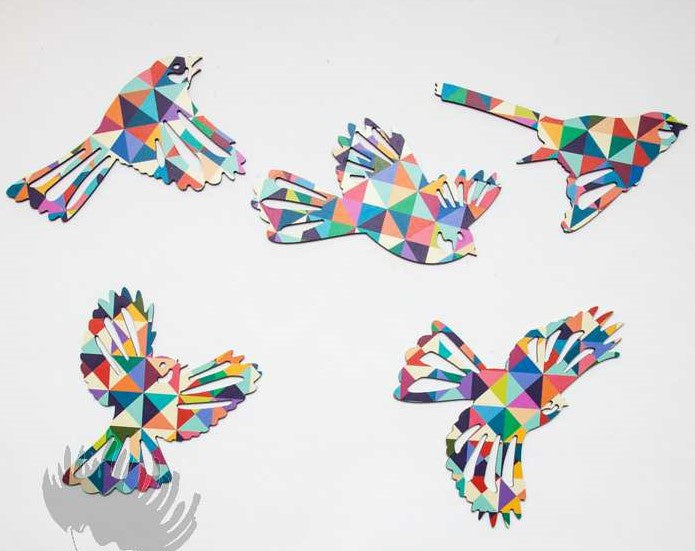 Flying Fantails - Geometric