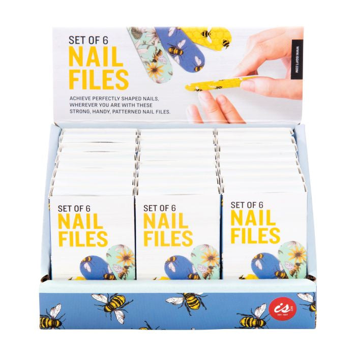 Bee Nail Files - set of 6