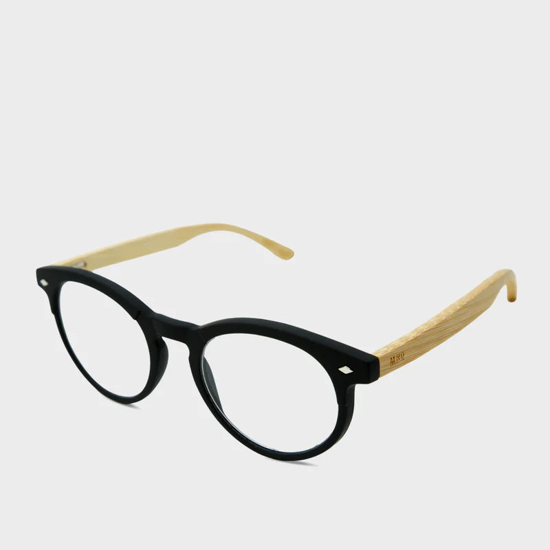Moana Road Reading Glasses - Round Black