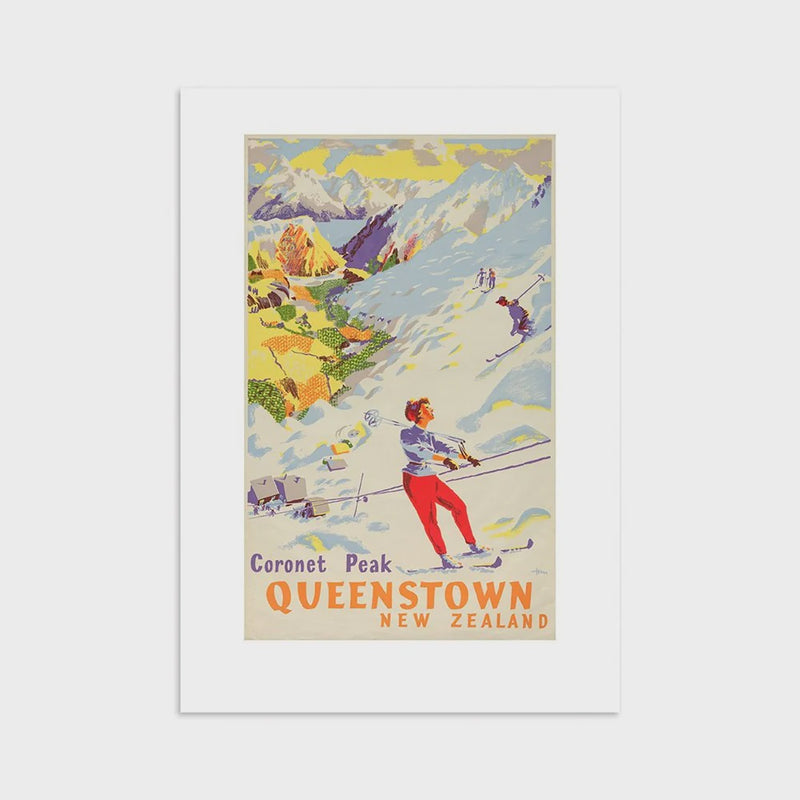 Coronet Peak, Queenstown - Tourist Print