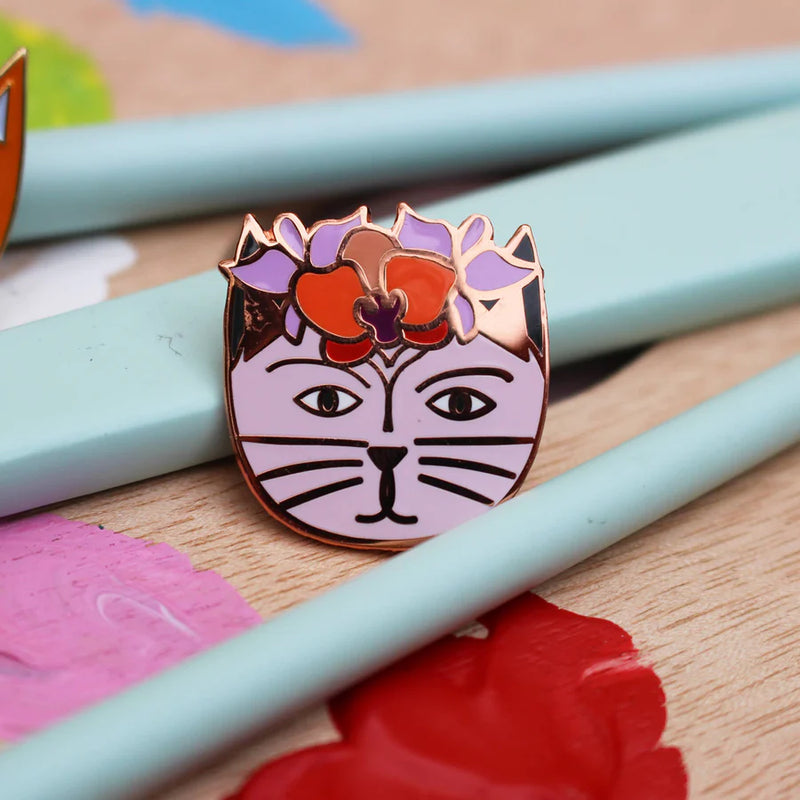 Enamel Pin - Georgia O'Kitty