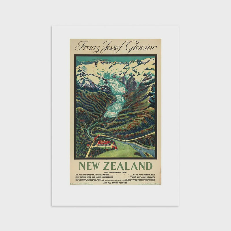 Franz Josef Glacier - Tourist Print