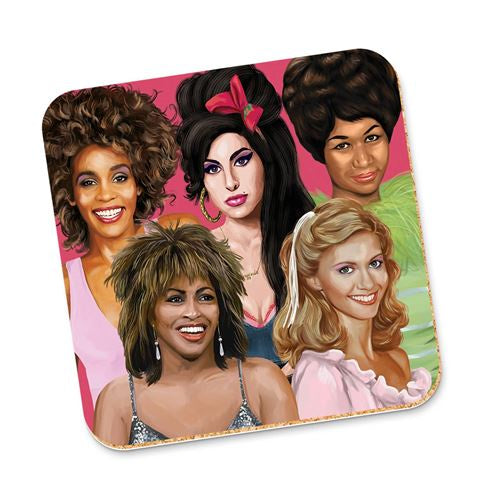 Female Music Artists Coaster