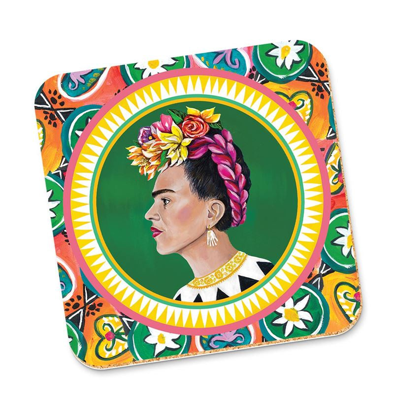 Frida Green Coaster