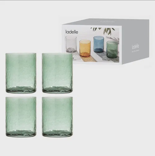 Flynn Green Tumblers - Set of 4