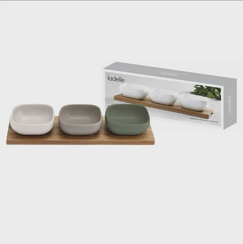Essential 4pc Bowl & Tray Set