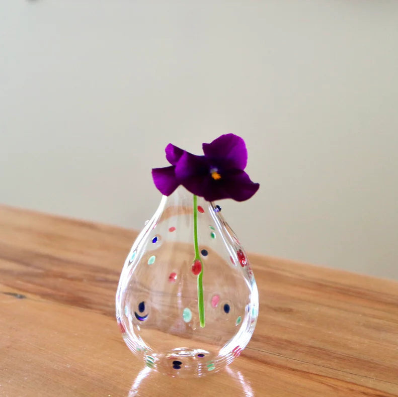 Handblown Glass Bud Vases
