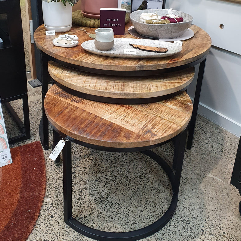 Bree Nesting Coffee Tables - set of 3 (SALE)