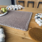 Sheeted Blanket Stitch - Table Runner