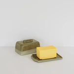 Ceramic Butter Dish - Sage