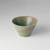 Green Fade Fluted Bowl