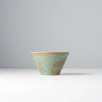 Green Fade Fluted Bowl