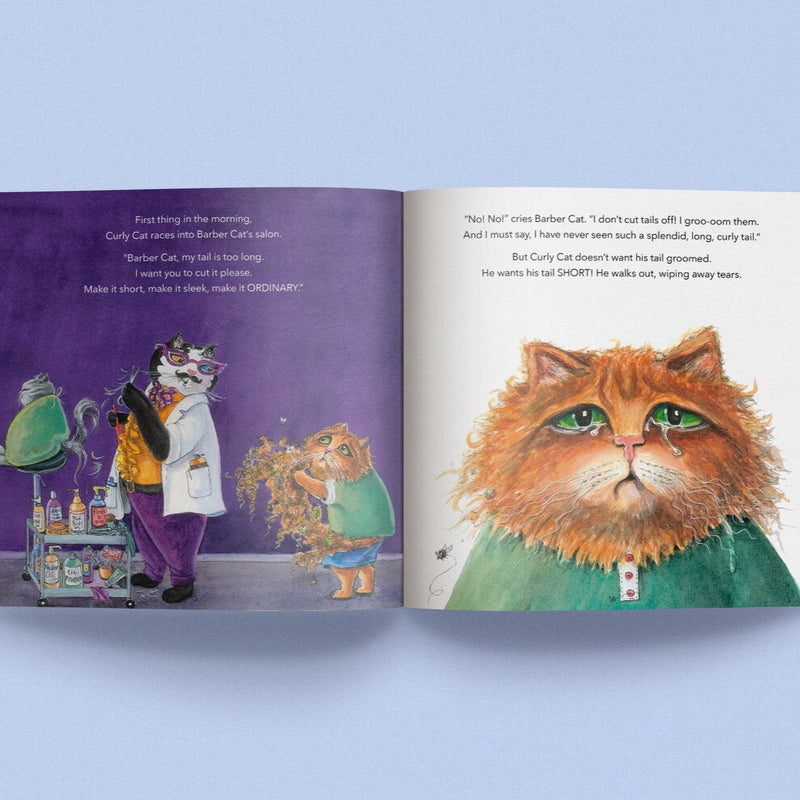 Curly Cat Book