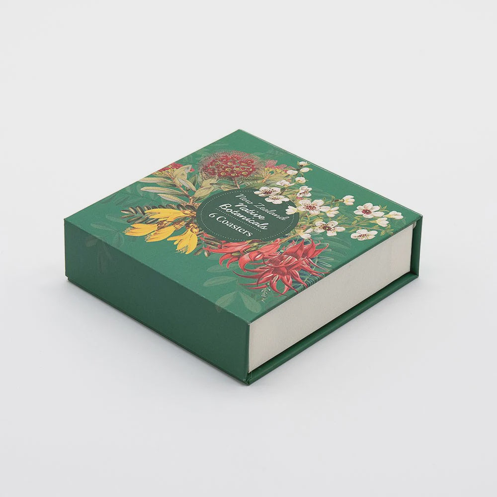 NZ Native Botanicals - Box of 6 Coasters