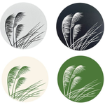Jo Luping Coasters - Toetoe