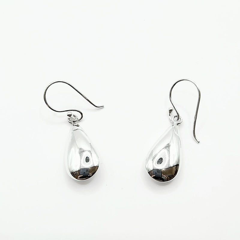 Sterling Silver Slim Drop Earrings