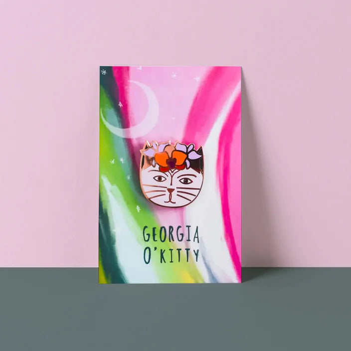Enamel Pin - Georgia O'Kitty