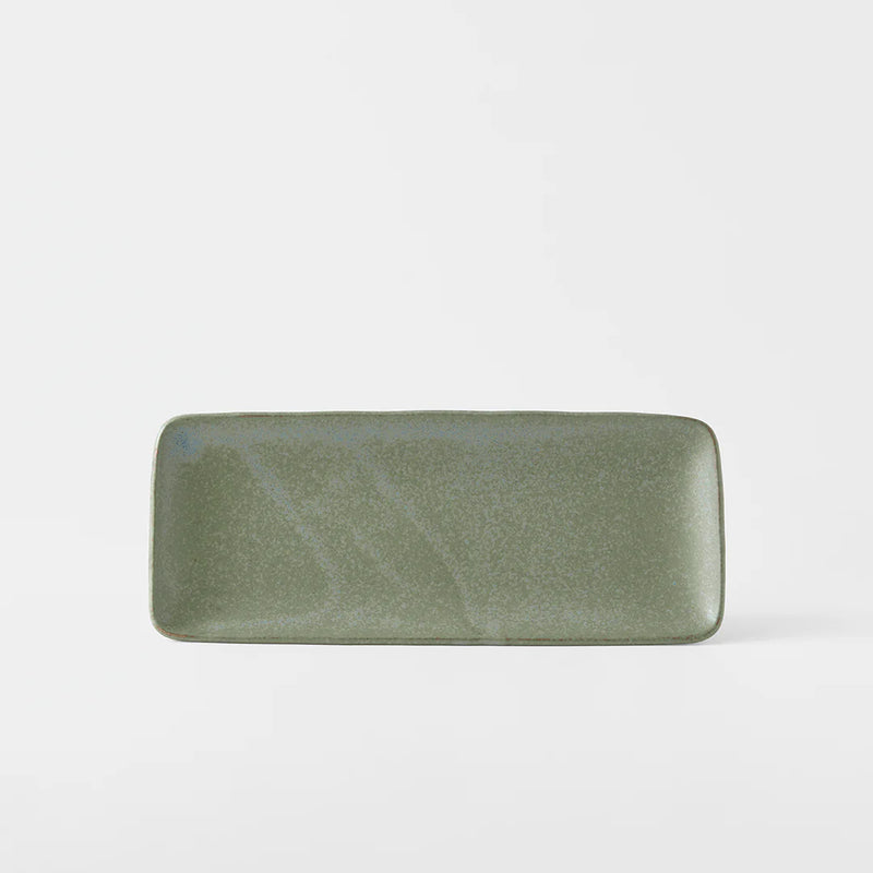 Green Fade Sashimi Plate