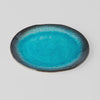 Sky Blue Oval Plate