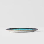 Sky Blue Oval Plate