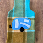Blanket hot water bottle cover - Caravan