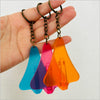 Acrylic Jet Plane Keyrings