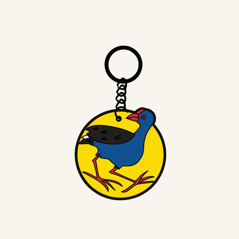 NZ Bird Enamel Keyring