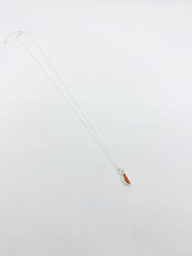 Sterling Silver Sweet Watermelon Necklace