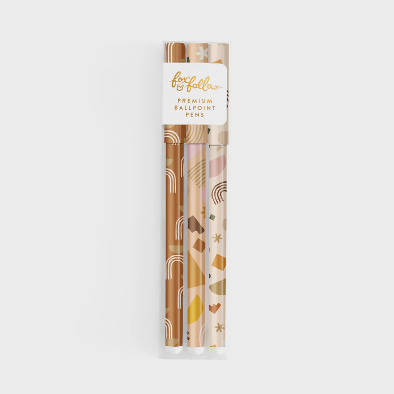 Pen Set - Boho Shapes