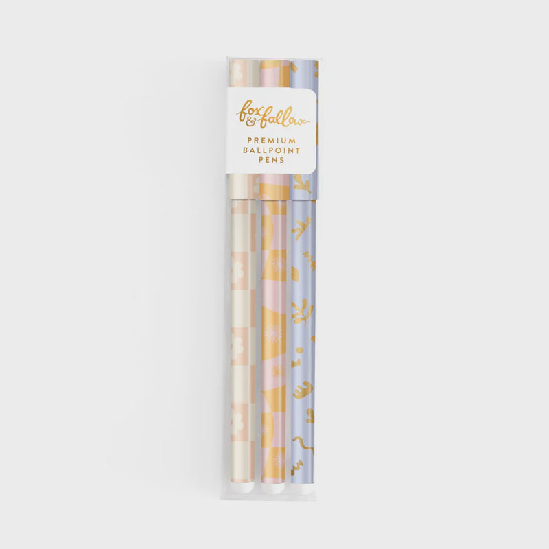 Pen Set - Daisy Grid