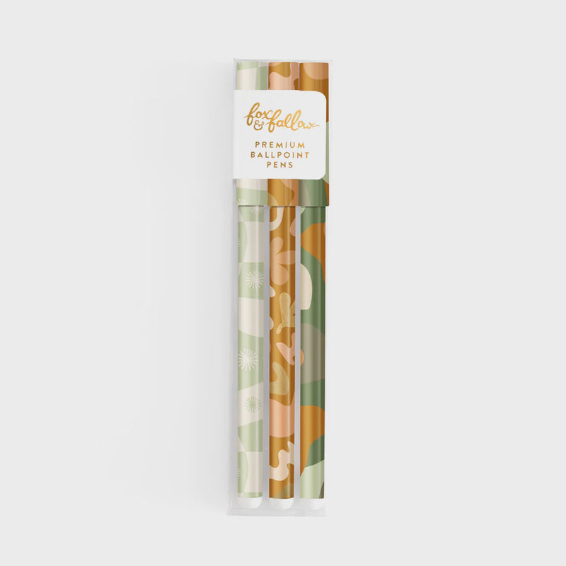 Pen Set - Sage Warp