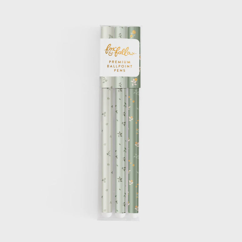 Broderie Sage Pen Set