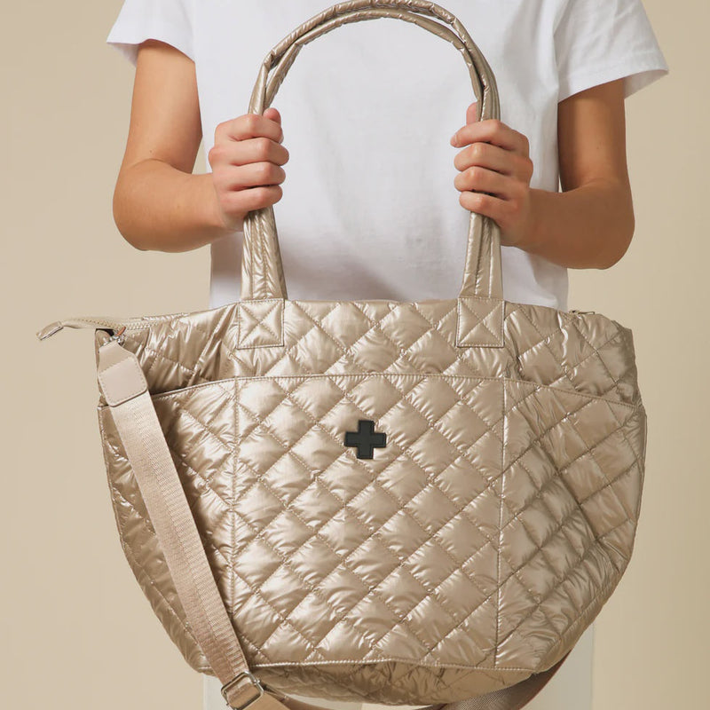 S + G Quilted Tote Bag