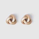 Woven Triangle Earrings