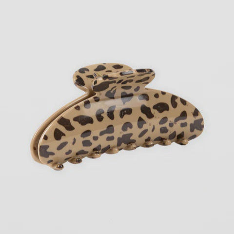 S + G Claw Clip - Oval Cheetah