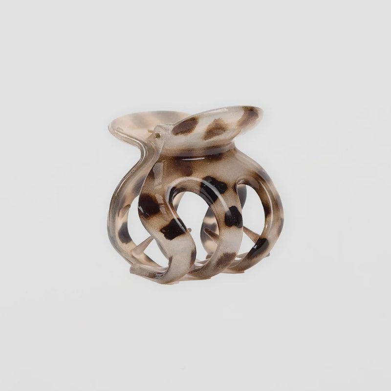 S + G Clam Clip - Leopard Print