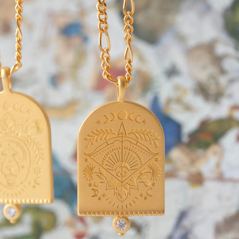 Gold Zodiac Necklace (SALE)
