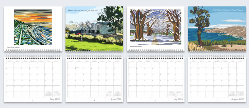 Ōtautahi Christchurch 2026 Calendar - Ira Mitchell