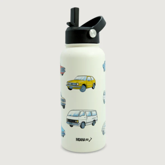 Moana Road Drink Bottle - Vintage Car Club 1L