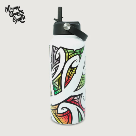 Moana Road Drink Bottle - Miriama Grace Smith - Niwa 1L (NEW)