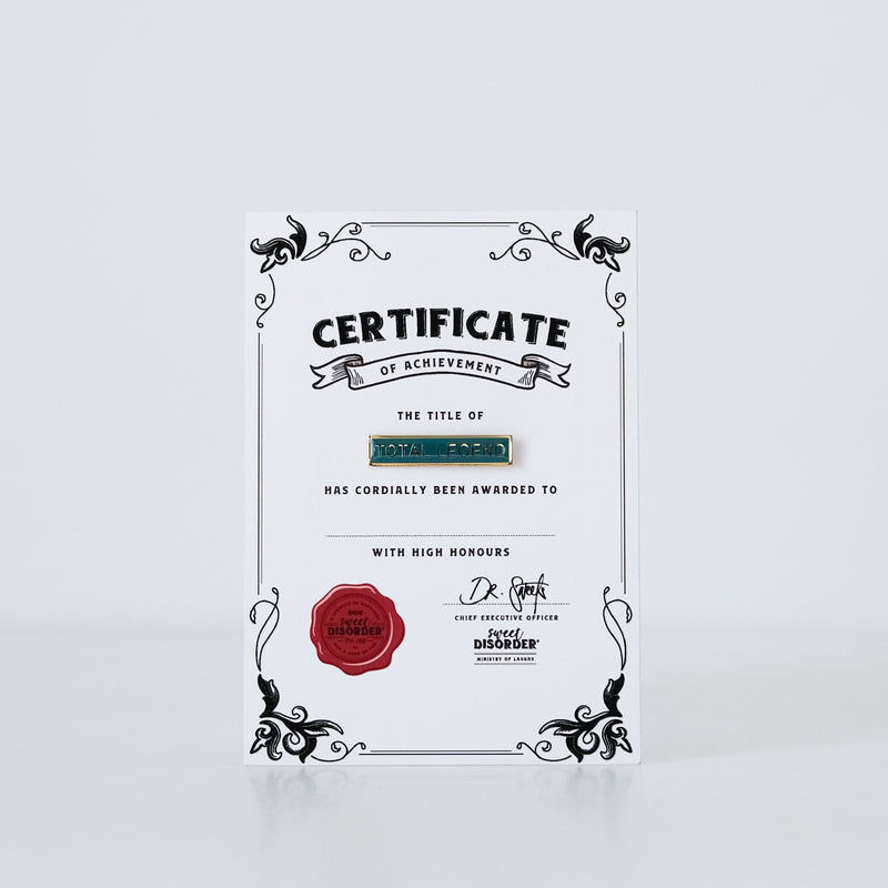 Sweet Disorder Badges