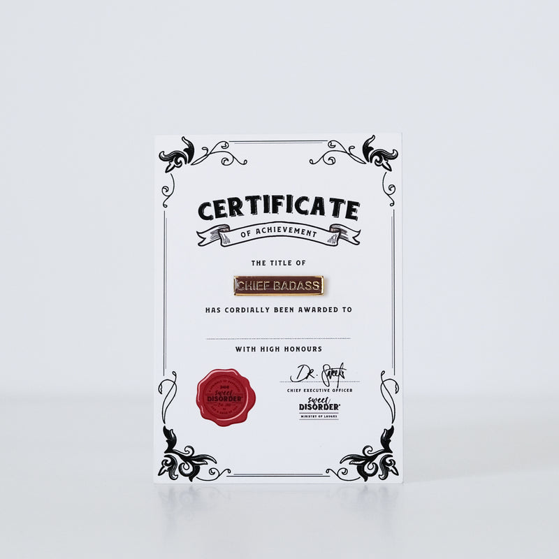 Sweet Disorder Badges