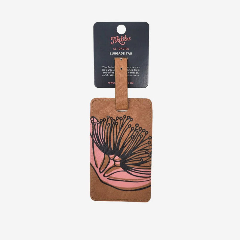 Ali Davies Pohutukawa Luggage Tag