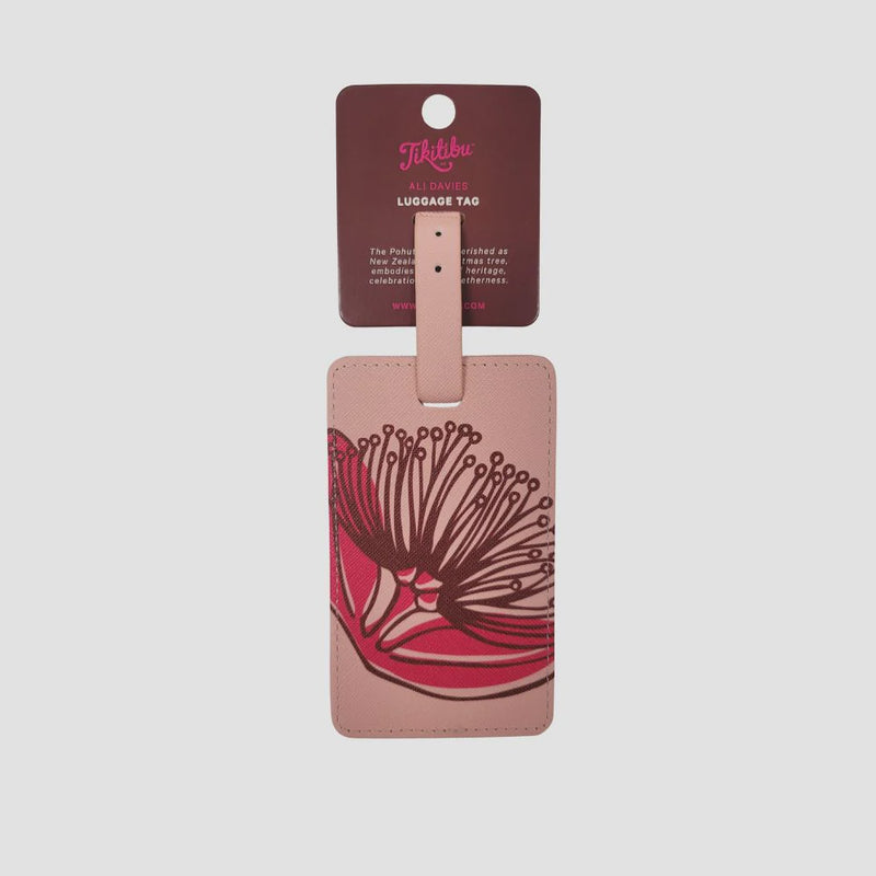 Ali Davies Pohutukawa Luggage Tag