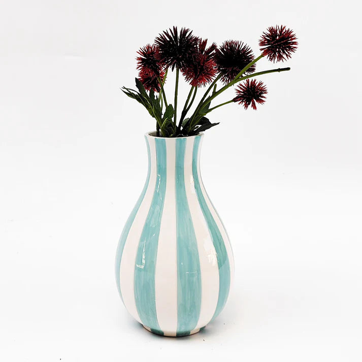 Striped Vase - Blue