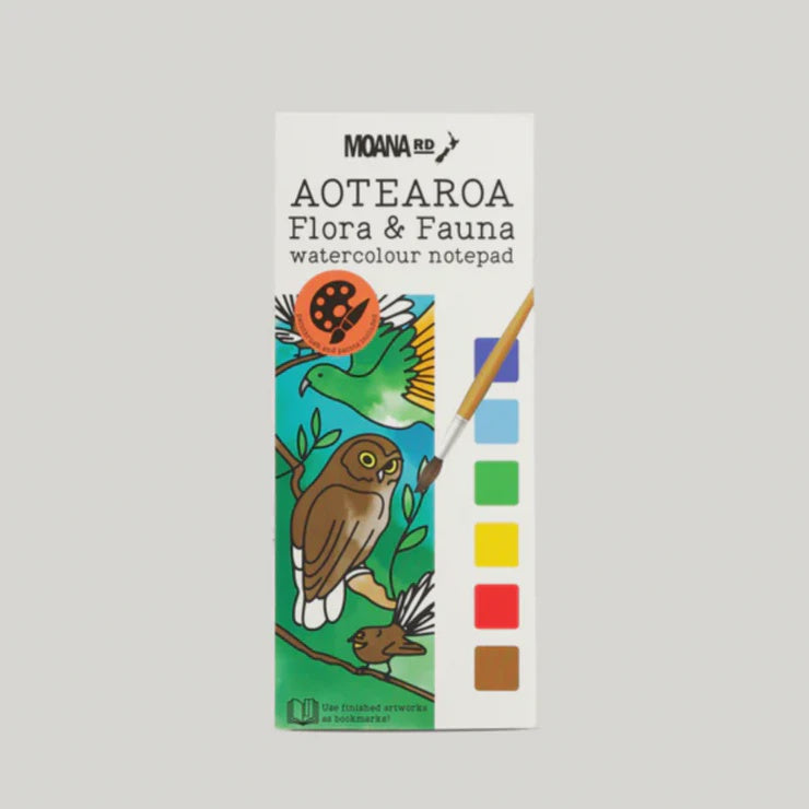 Water Colour Notepad - Aoteroa/ Flora & Fauna