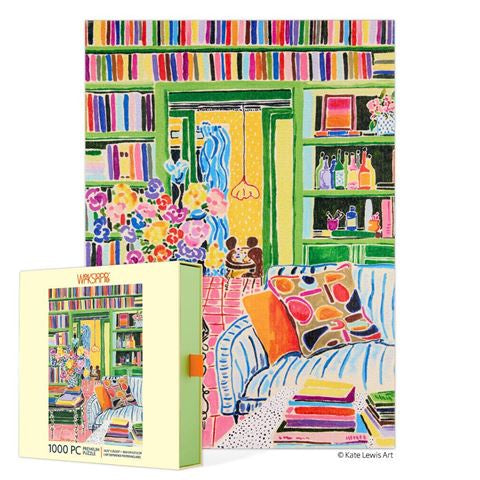 Werkshoppe Jigsaw Puzzle - Books & Bouquets