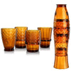 Stackable Fish Tumblers - Amber