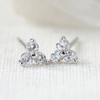 Birthstone Studs  - Silver